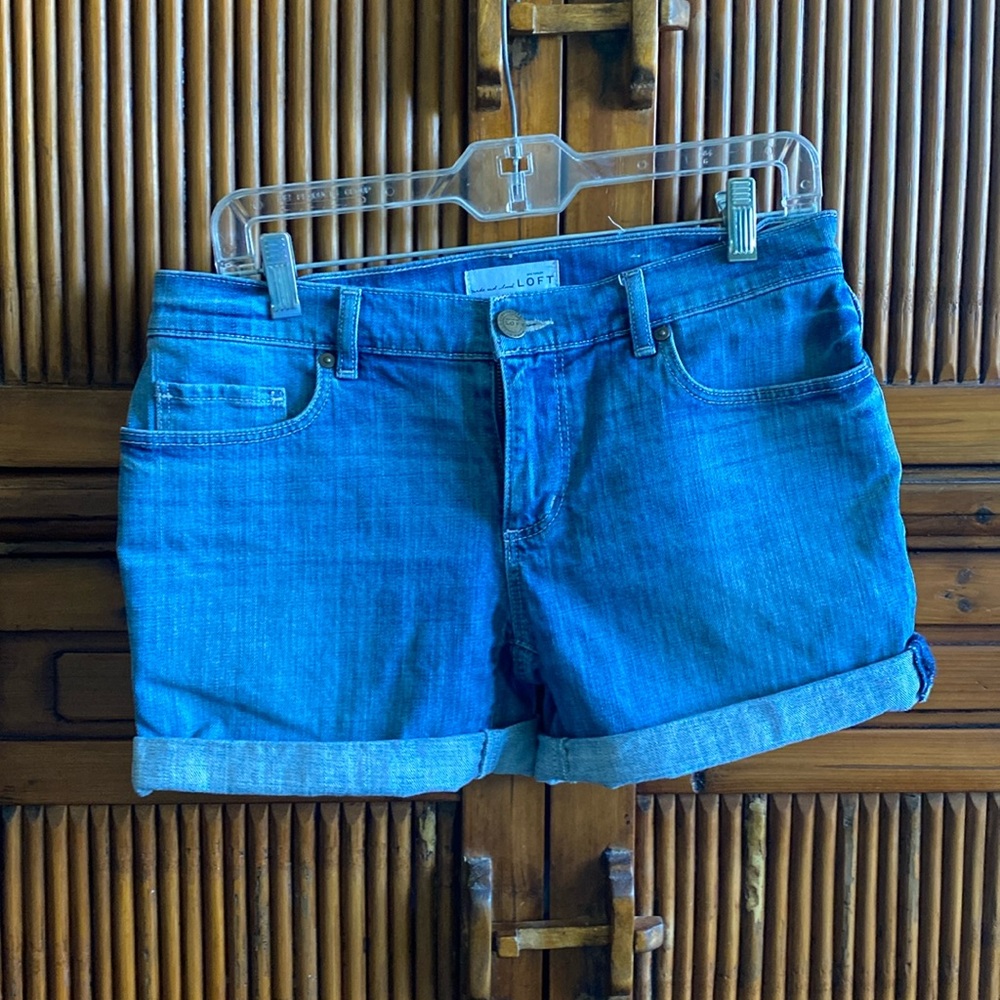 Loft Women’s Denim Roll Shorts